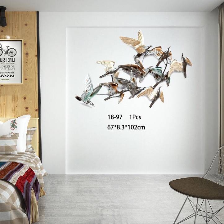 飞鸟壁饰