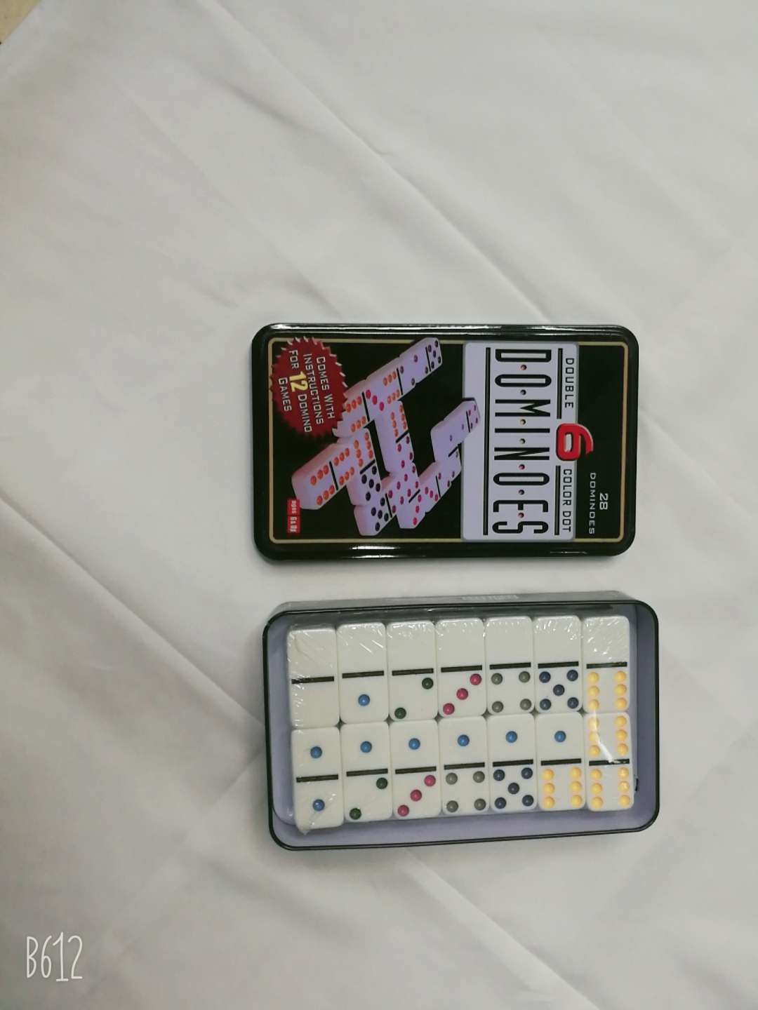 Double 6 iron box pack Dominoes