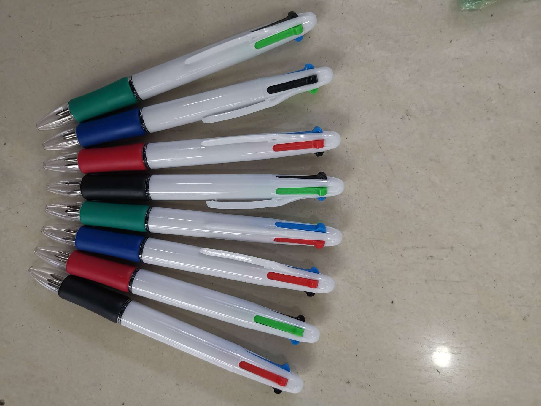 Four-color ballpoint pen with sheath details Picture