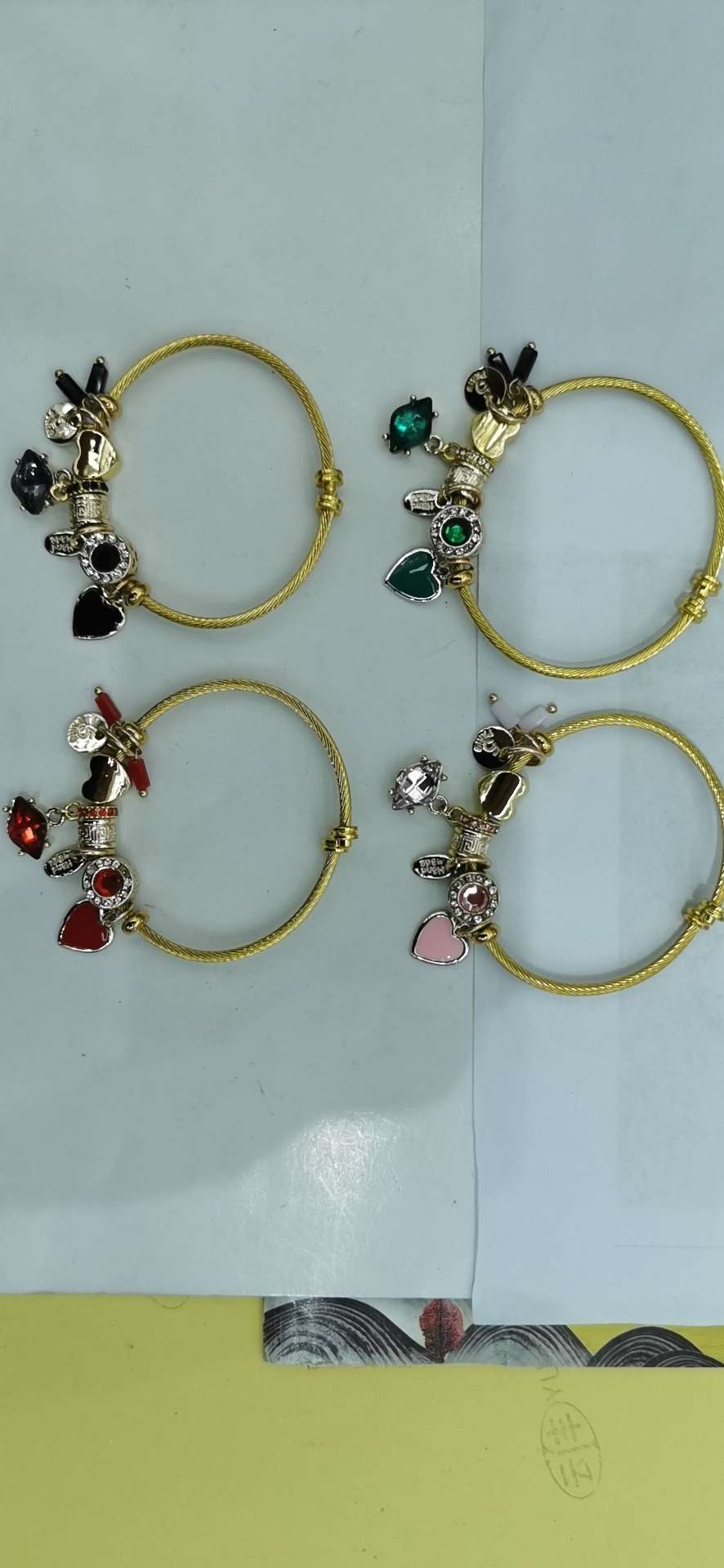 Red lip bracelet thumbnail