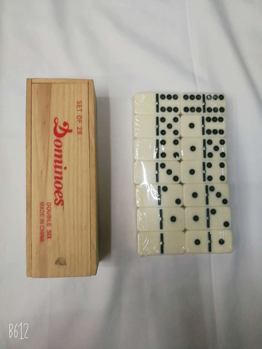 Wooden box dominoes thumbnail