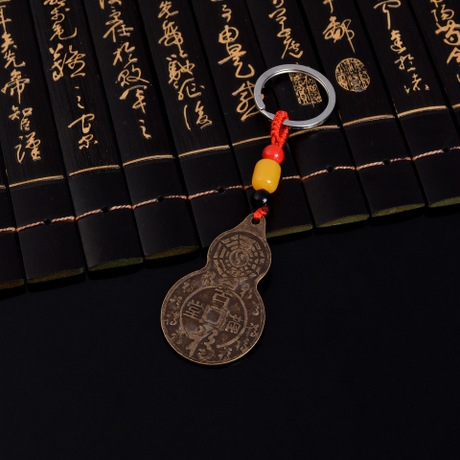 Factory direct sales of Bagua gourd money keychains and wholesale gourd money Item Picture