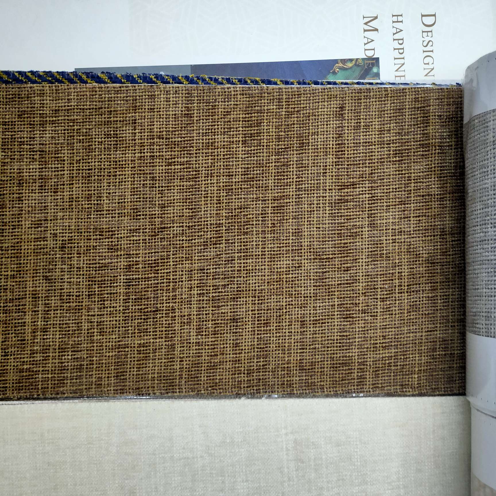 布艺窗帘实物图