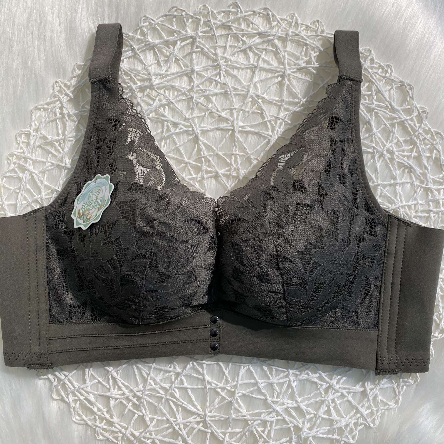 2034#无磁婴儿舒弹棉中厚杯四排四扣（10件起批）