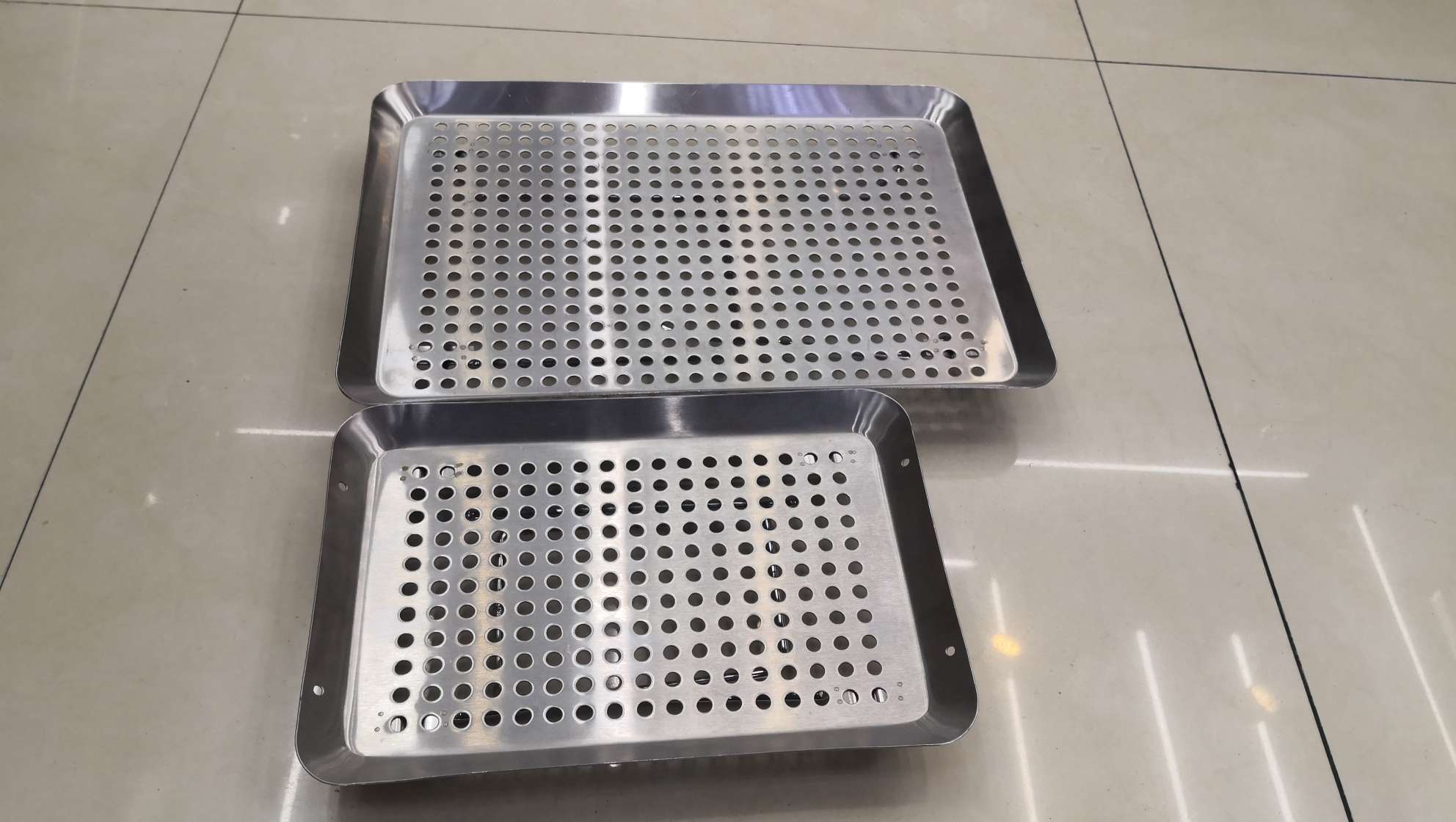 中东户外不锈钢折叠冲孔烧烤盘不粘锅卡磁炉户外烧烤架麻辣烫盘子必备详情图7