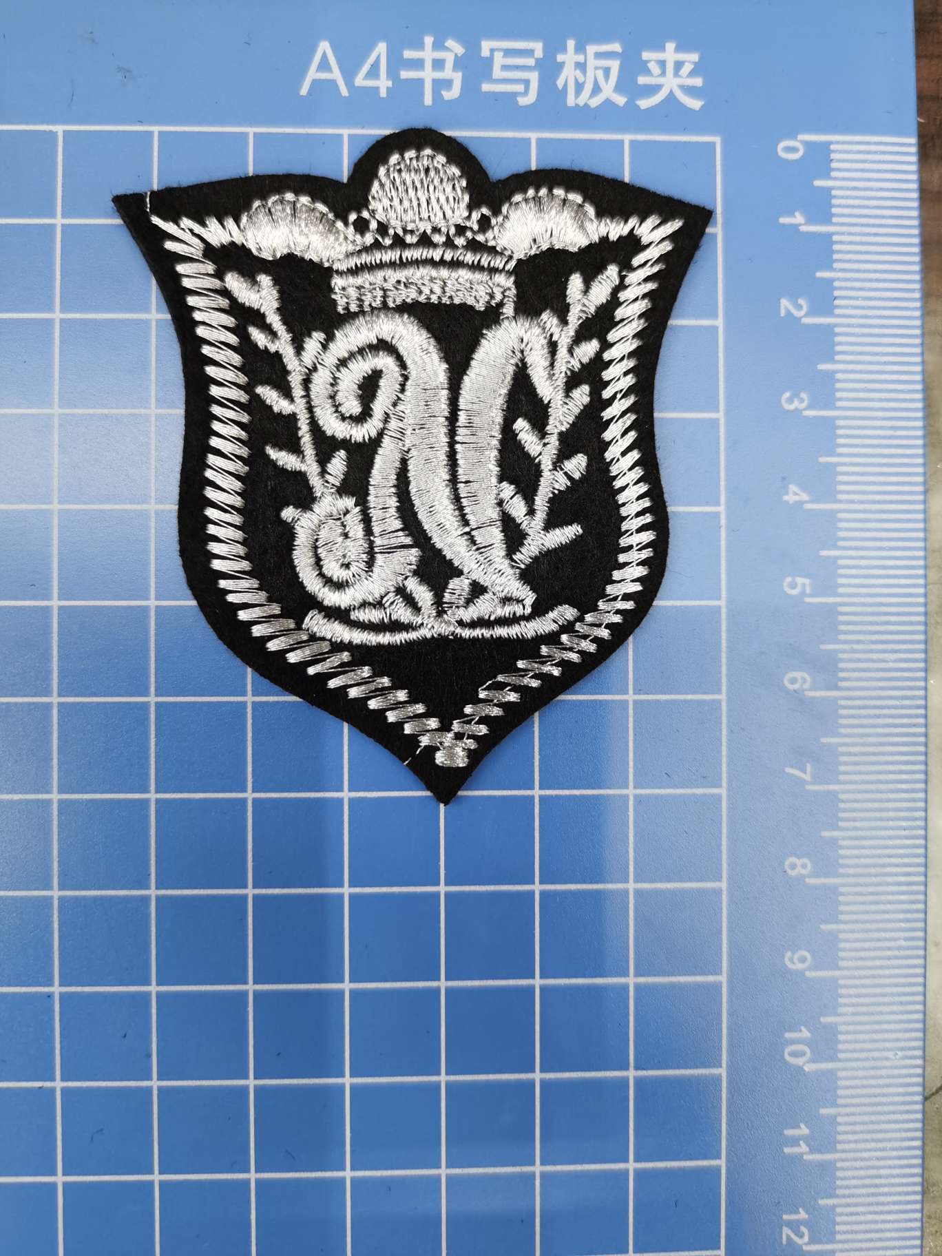 Silver thread badge -1