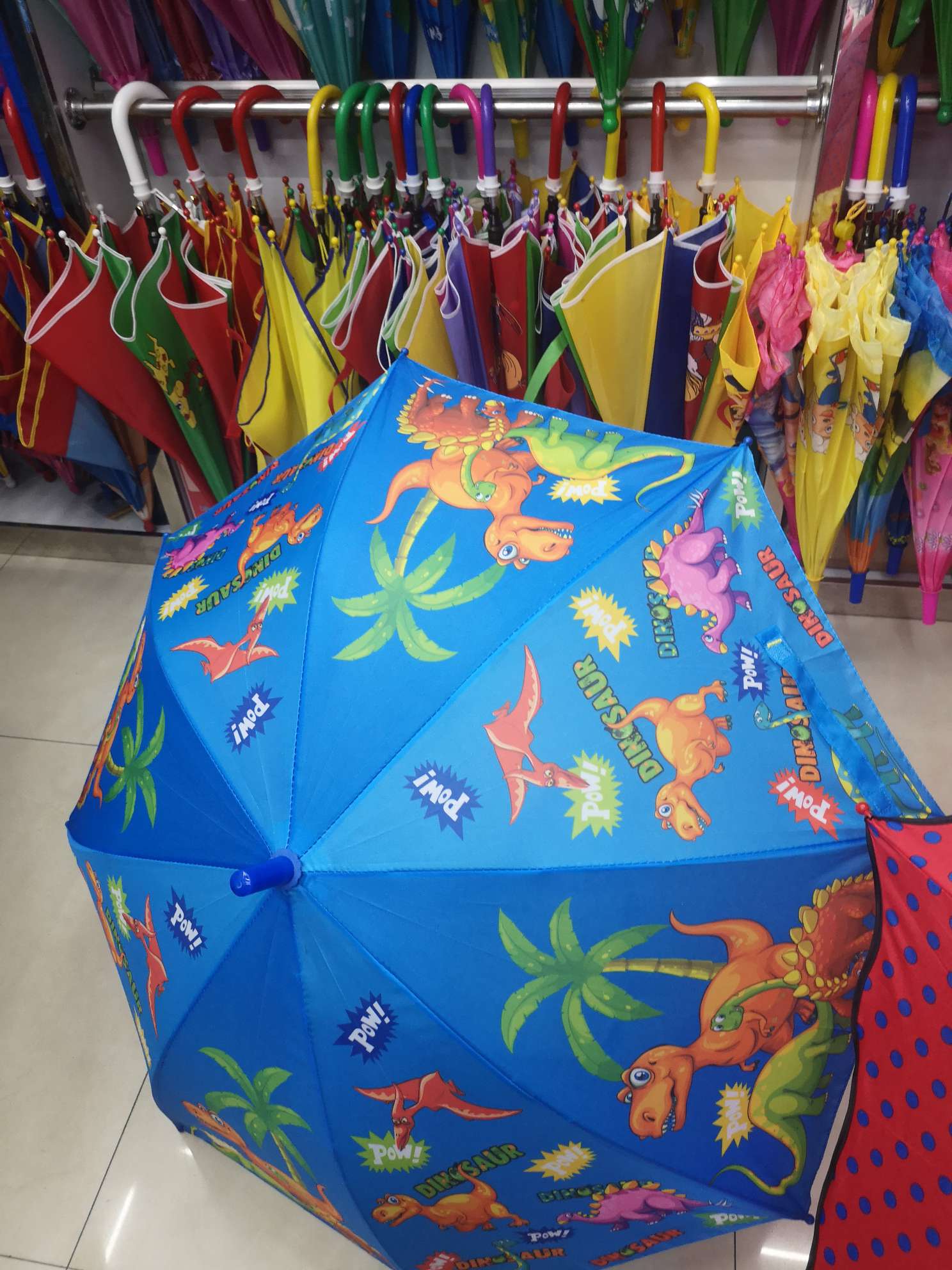 蓝色伞
