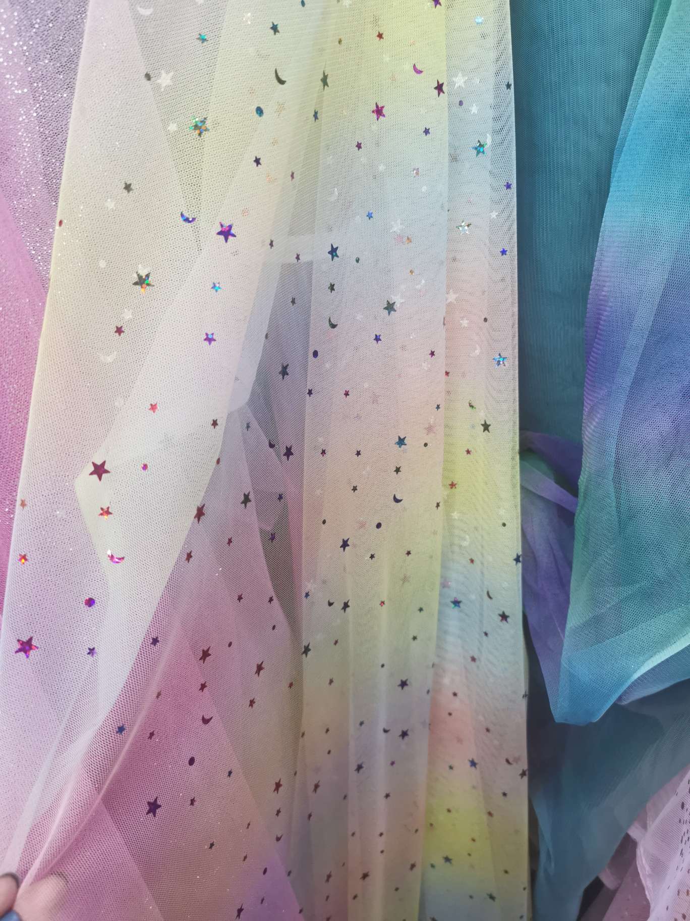 Rainbow Stars and Moon