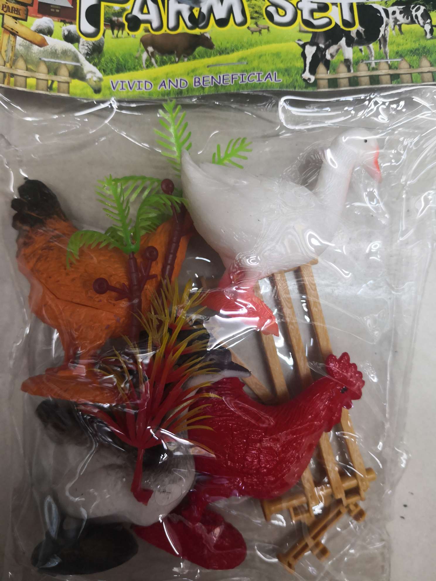 Color card head OPPO bag for four small poultry animals