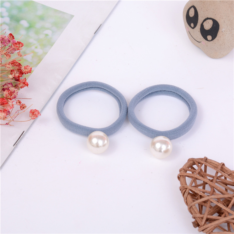 头绳/皮筋/饰品/发饰/头绳女夏季简约白底实物图