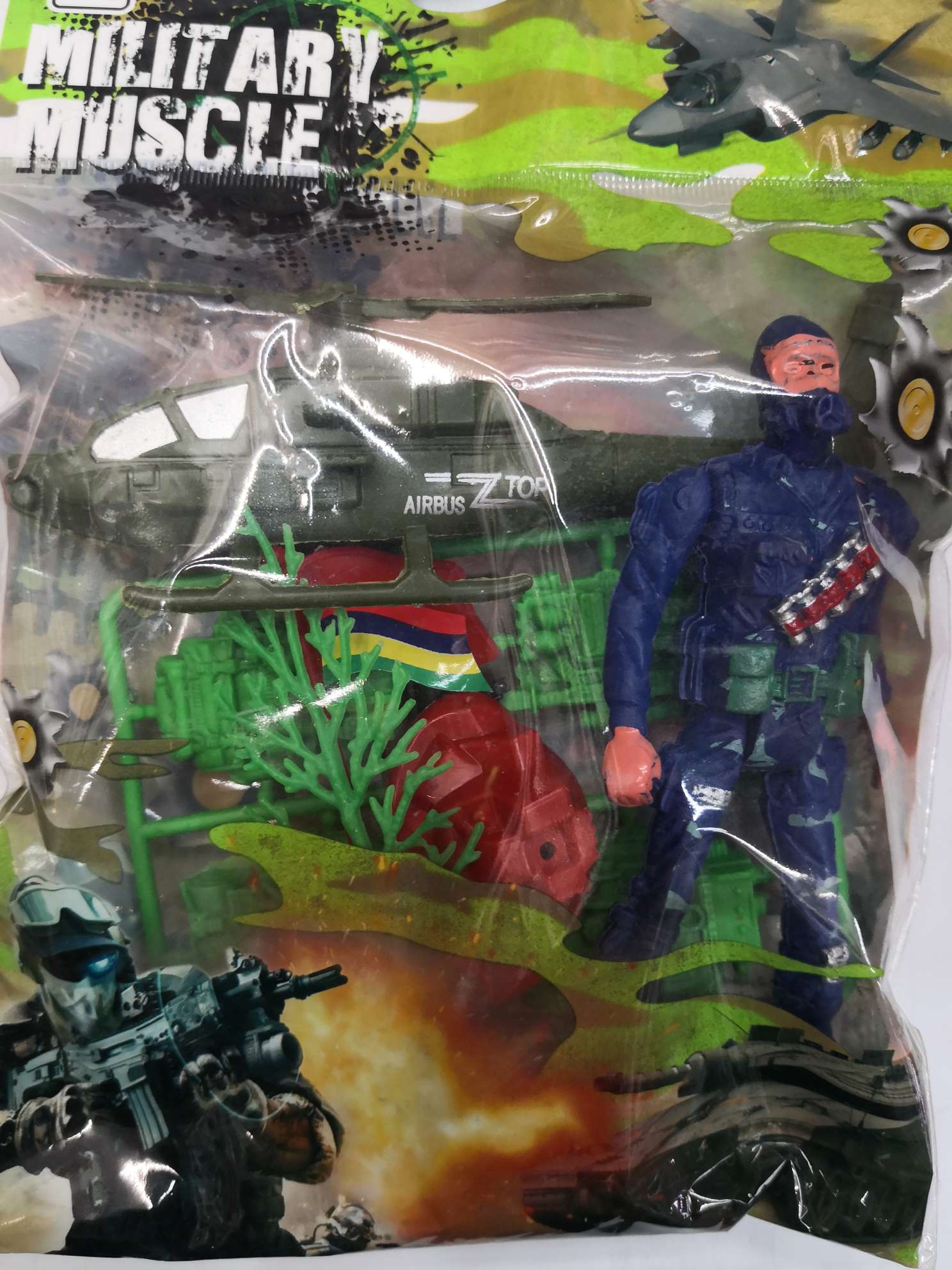 Six mixed puzzle assembly toys