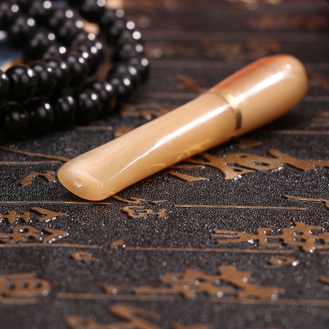 创意过滤环保牛角烟嘴过滤器复古木质烟嘴厂家仿牛角烟斗批发白底实物图