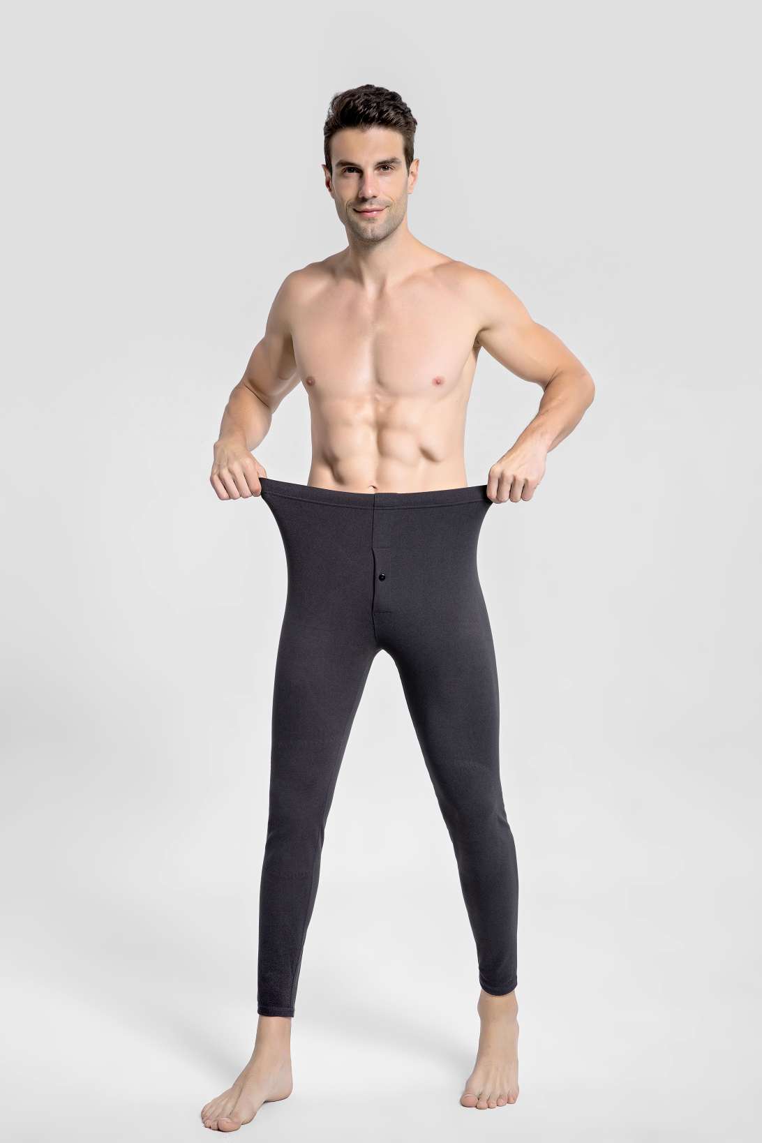 Cationic Thermal Pants 15 New Fashion Thermal Pants Single Close-Fitting Leggings Elastic Comfortable Long Pants