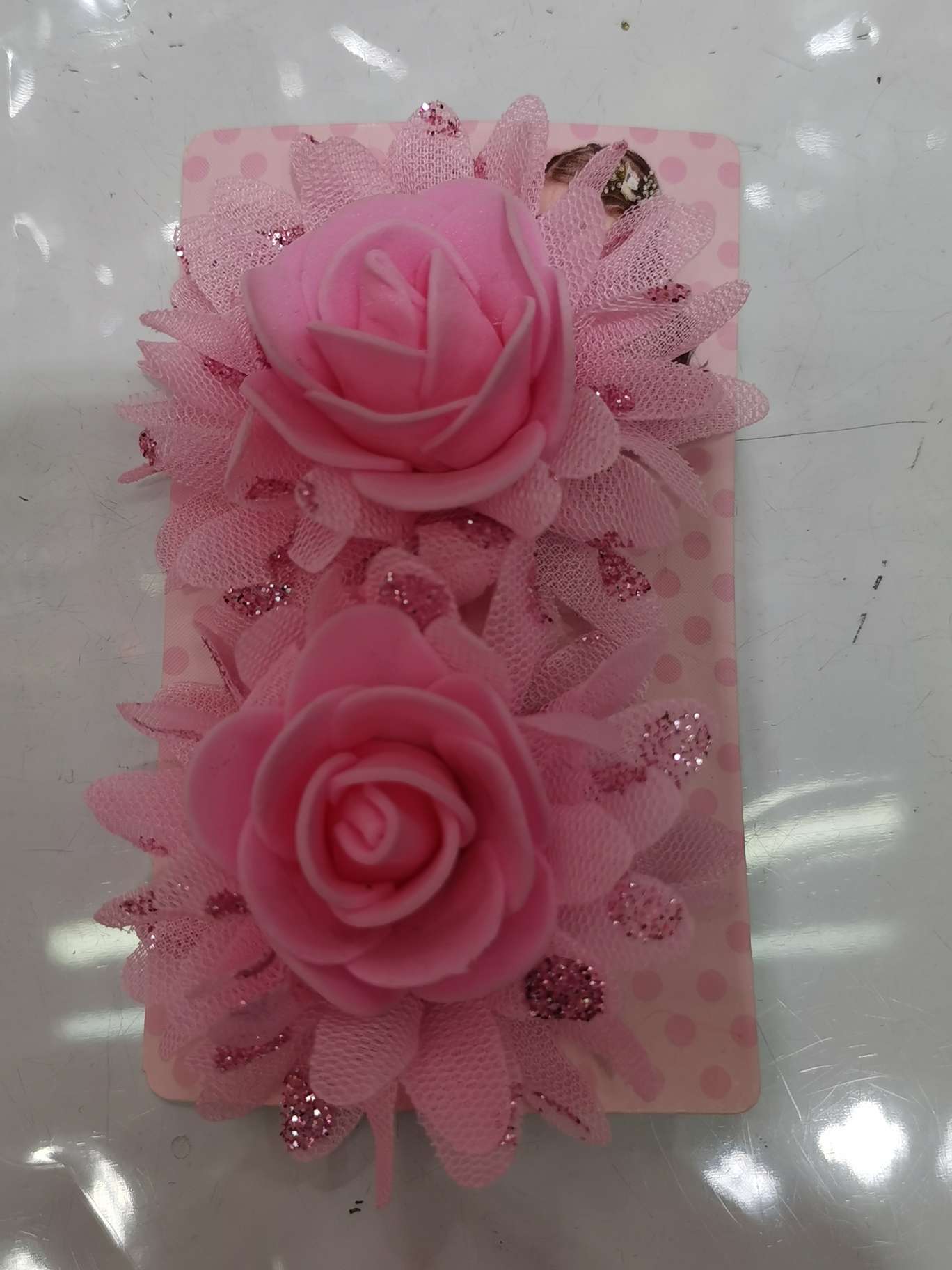 For the clip foam flower
