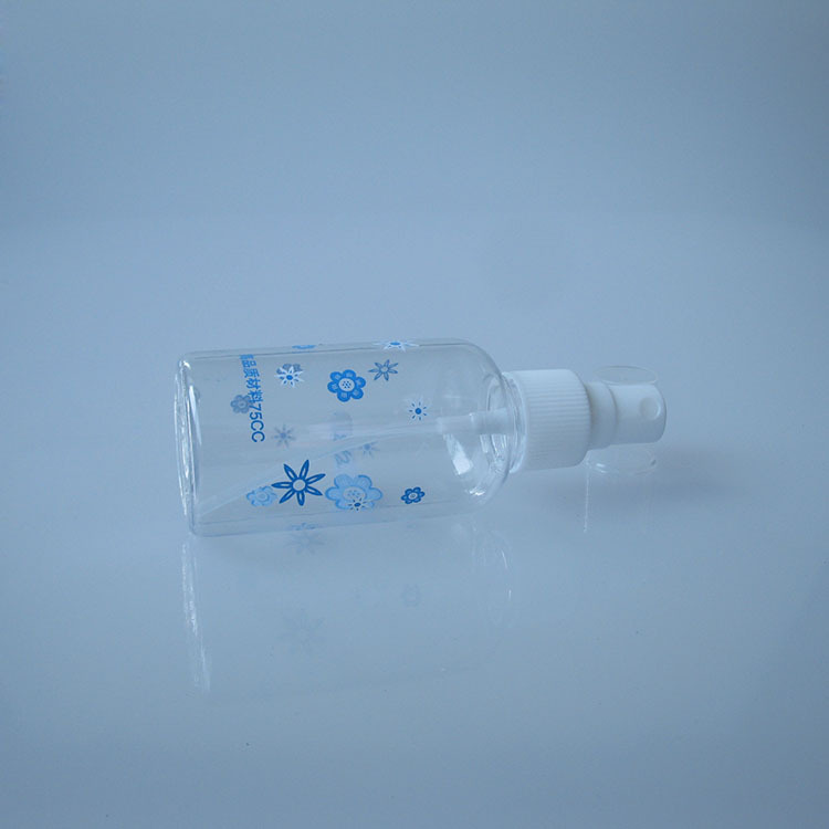75ml transparent print spray bottle Moisturizing moisture bottle Perfume spray bottle delicate and compact Application Scenario