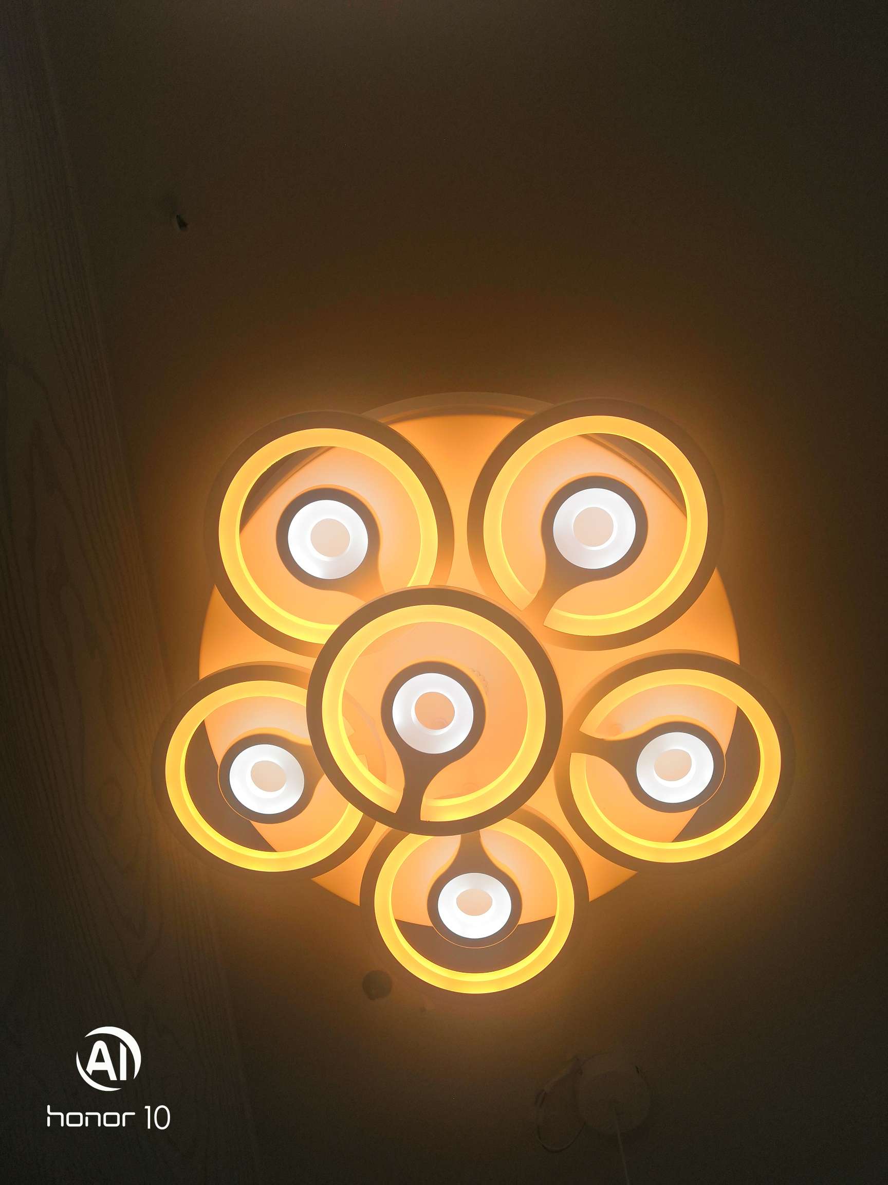 543 invisible fan chandelier, light luxury chandelier, living room lamp, postmodern simplicity, internet-famous crystal lamp, bedroom and dining room lamp Specification image