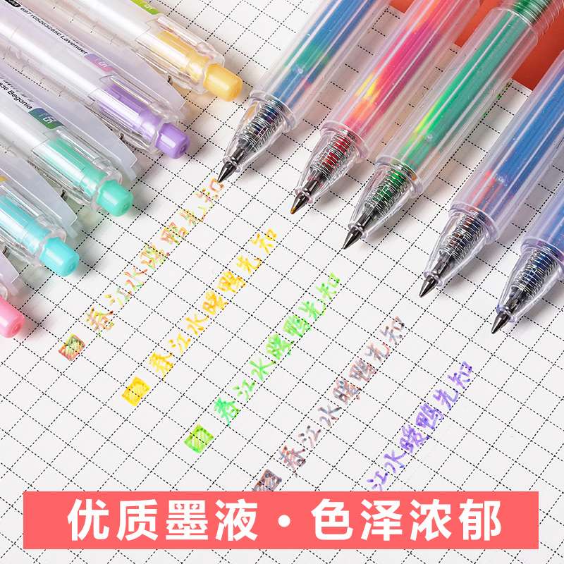S629 Dream Rainbow Gradient Pen, Student Hand Ledger Neutral Pen undefined