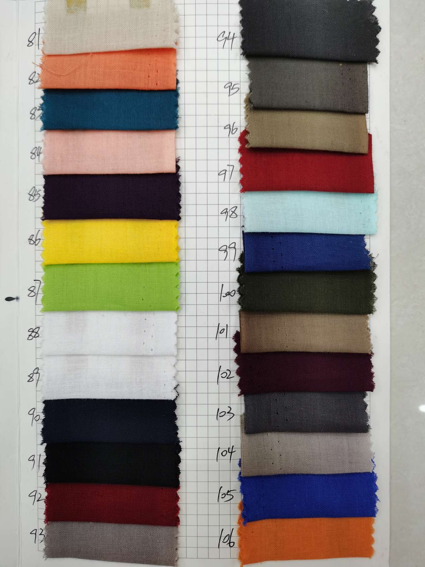 Cotton Dyed Fabric In Stock