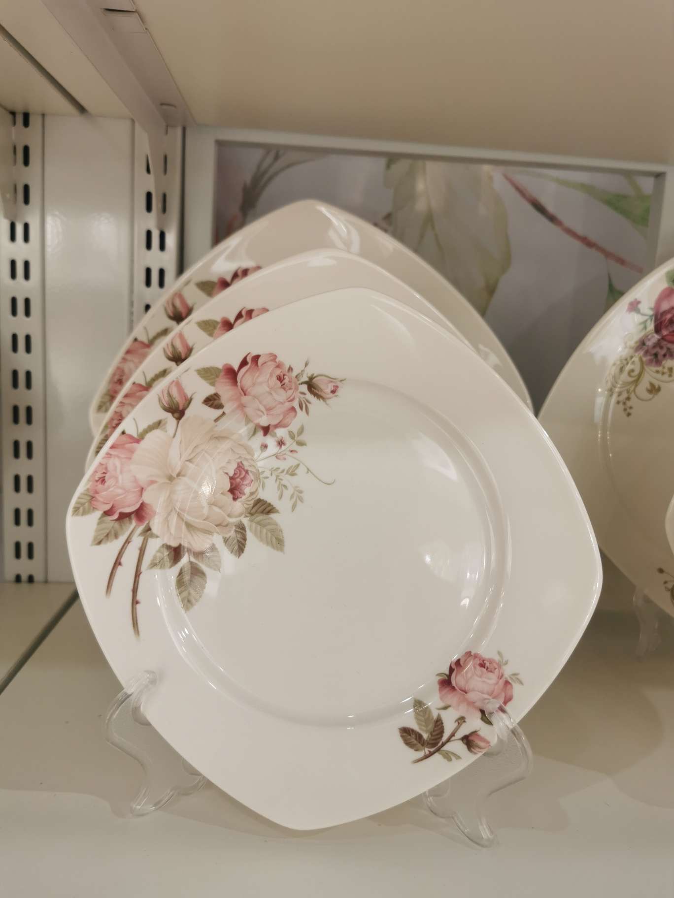 18-head square Western tableware Specification image