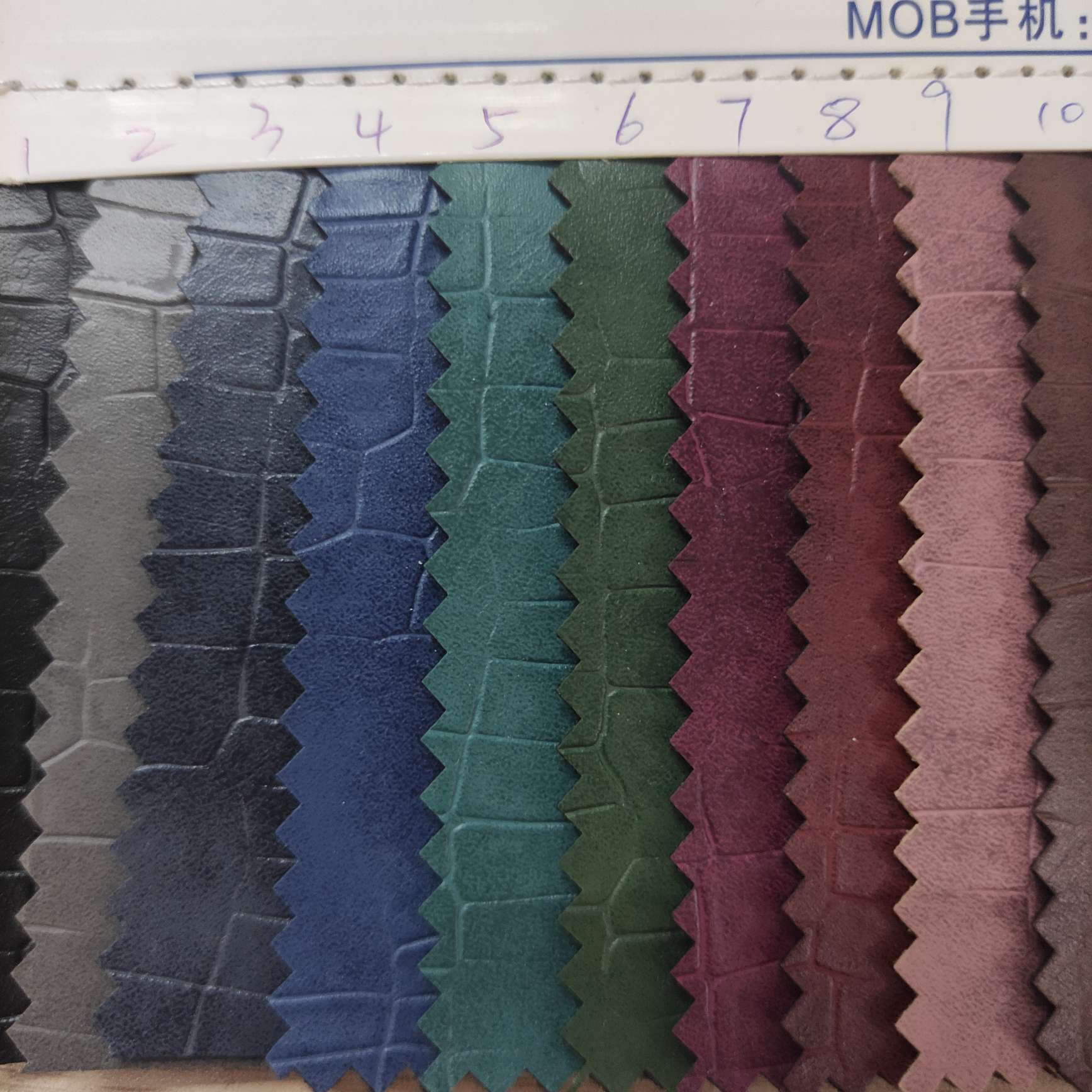 方块鳄鱼大量现货高中低档皮革面料厂家直销热销新款