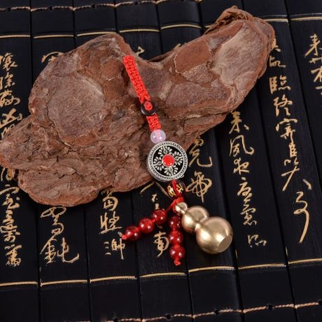 Creative street stall goods, all-copper keychains and copper gourd pendants in stock and wholesale from the manufacturer Item Picture
