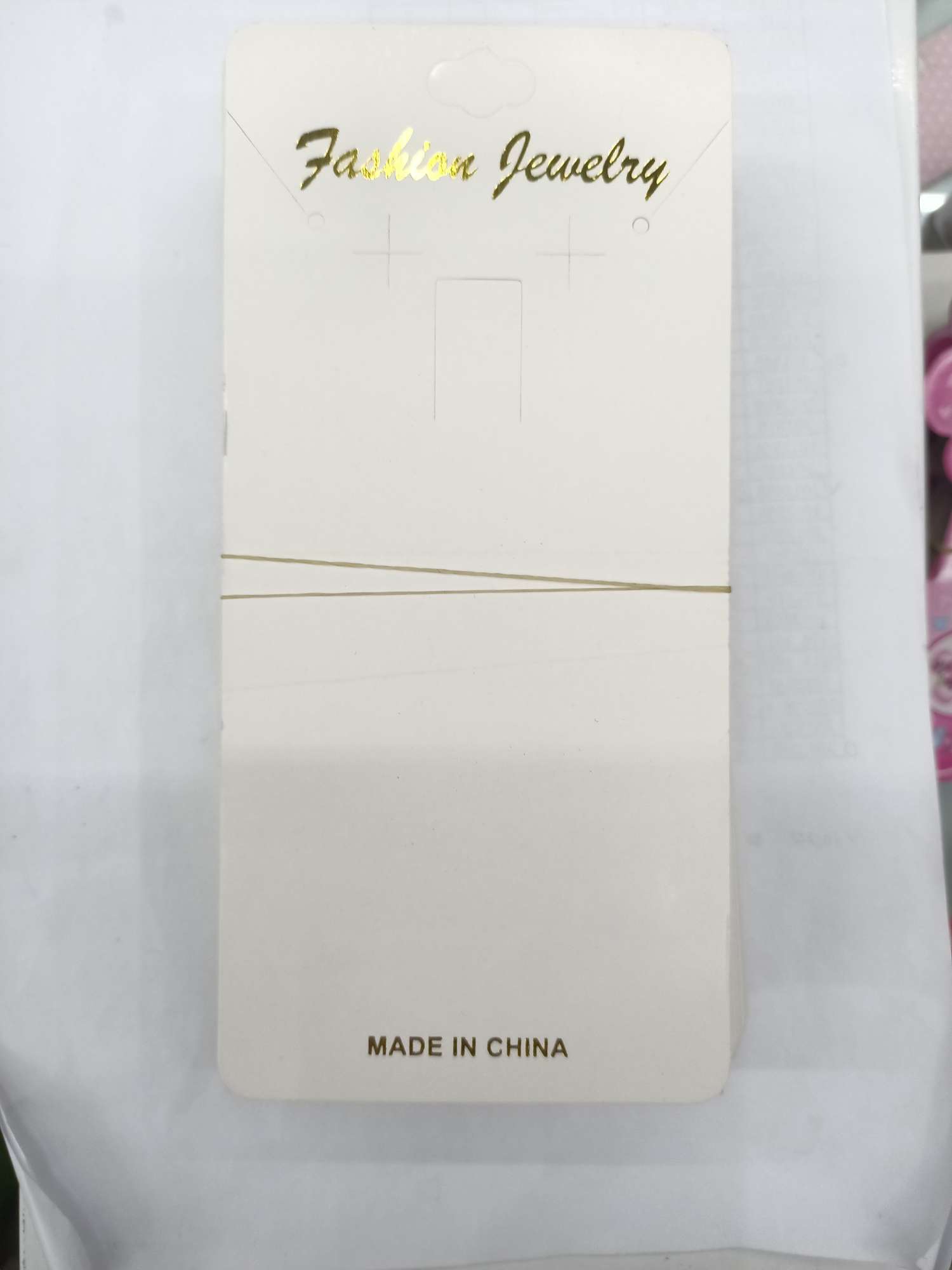 Jewelry Necklace Card