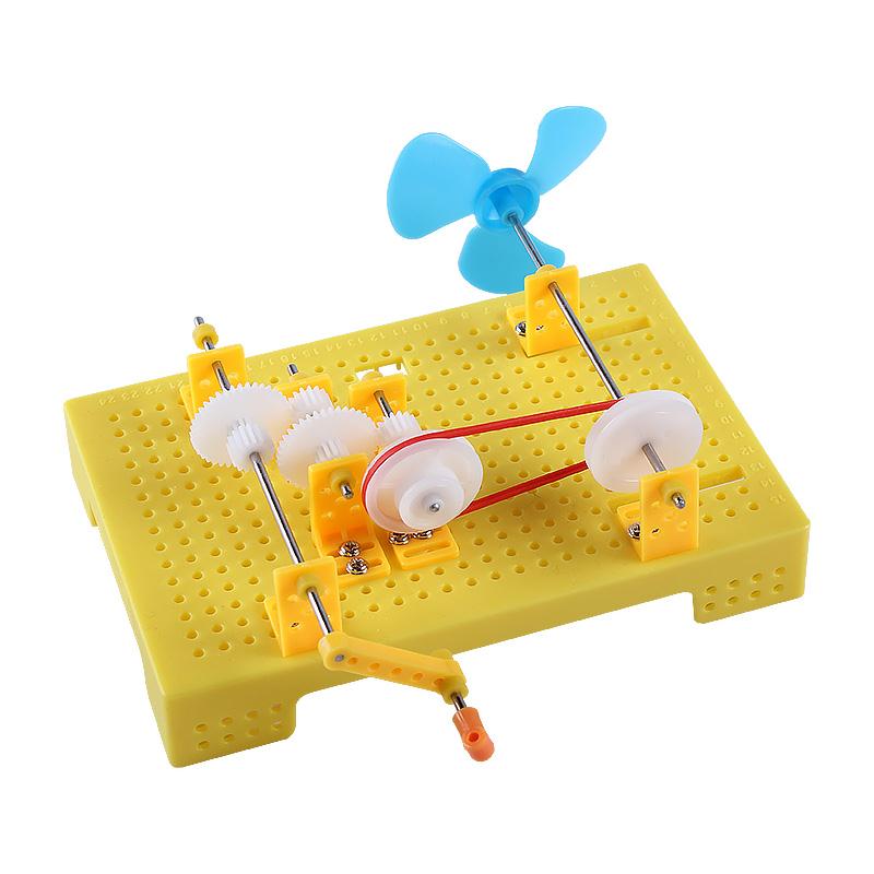 Scientific experimental model of hand-operated variable speed windmill thumbnail