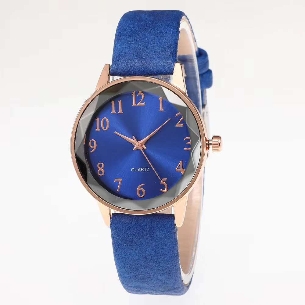 Authentic women's fashion leather strap women's watch, simple and elegant wine red women's watch 2020 new model Application Scenario