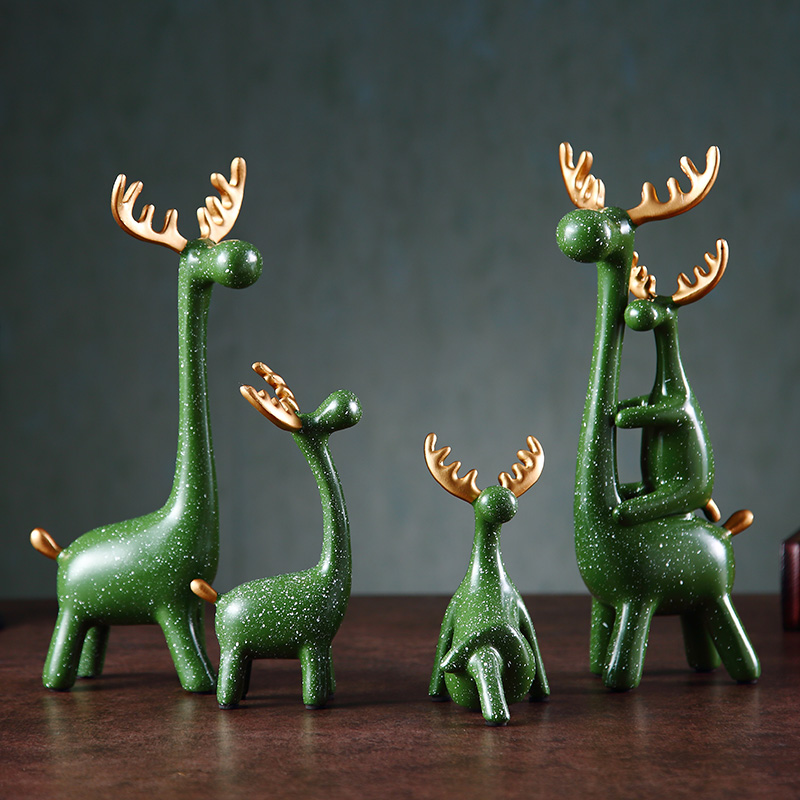 A family of five deer thumbnail