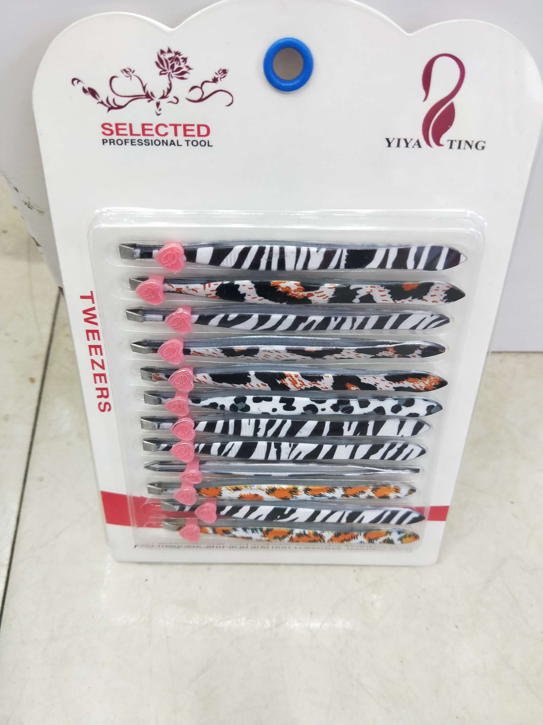 开口花夹豹纹纹路