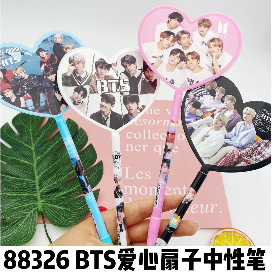 Fan-shaped pen, ballpoint pen, advertising pen undefined