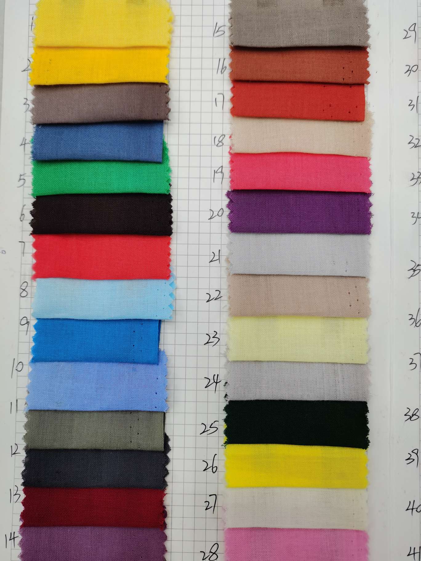 Cotton Dyed Fabric In Stock Item Picture