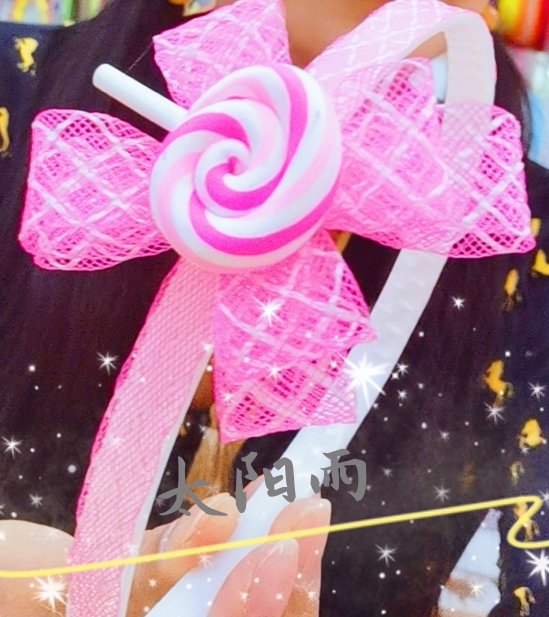 Sun Rain original DIY elastic gauze factory direct selling, elastic gauze bow, full figure