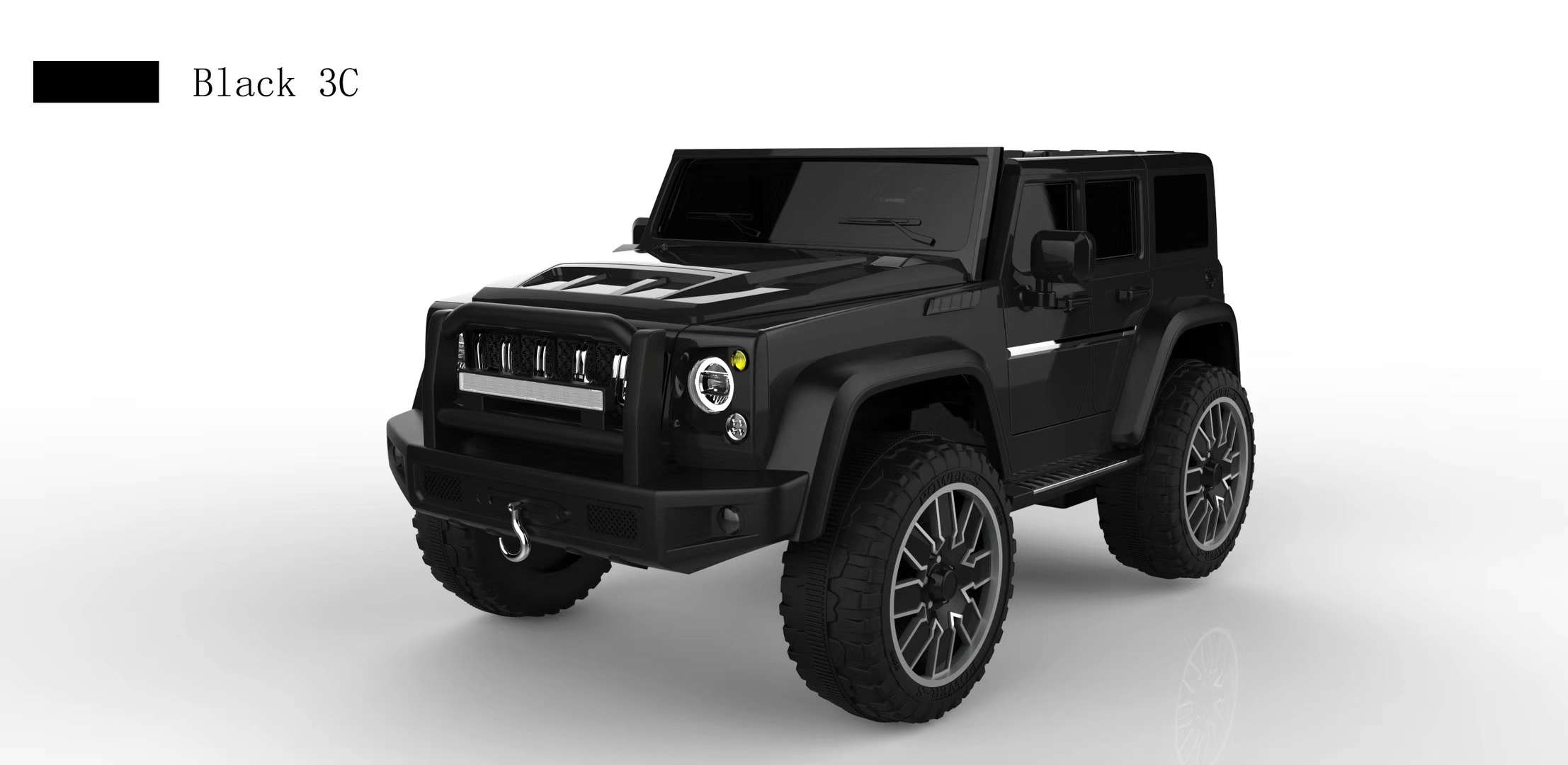 Children's jeep rocking car details Picture