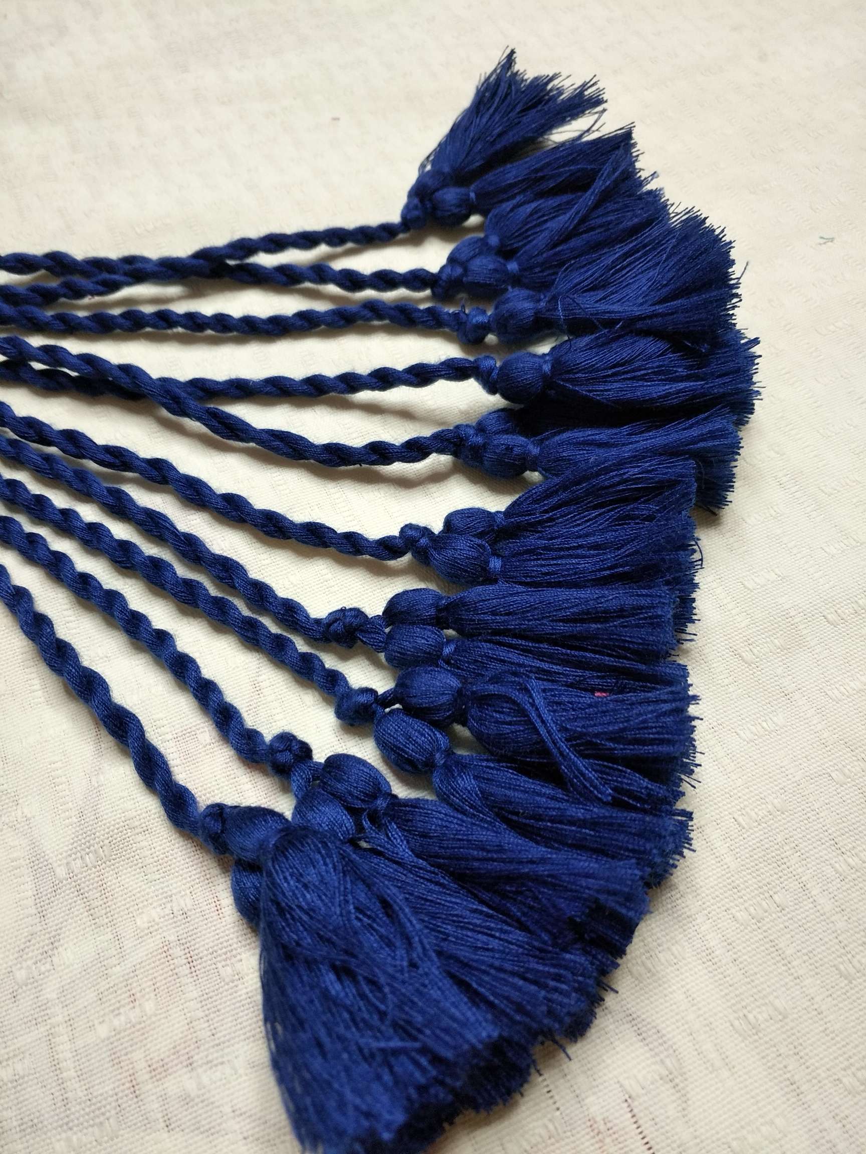 纯手工双色分色流苏详情图5