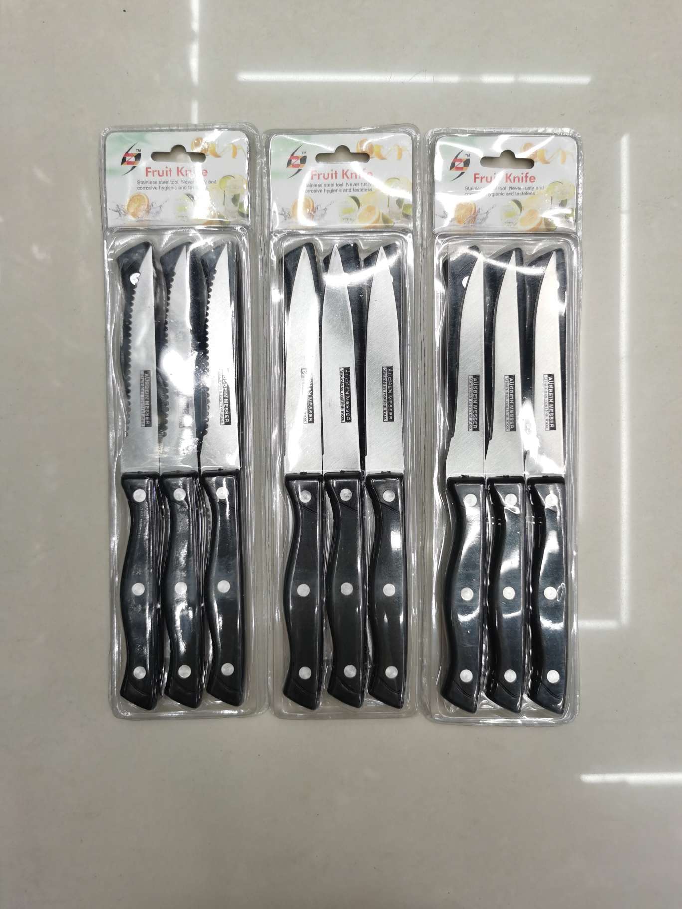 HM6426pc Black Seahorse steakknife/kaleidoscope knife/boning knife