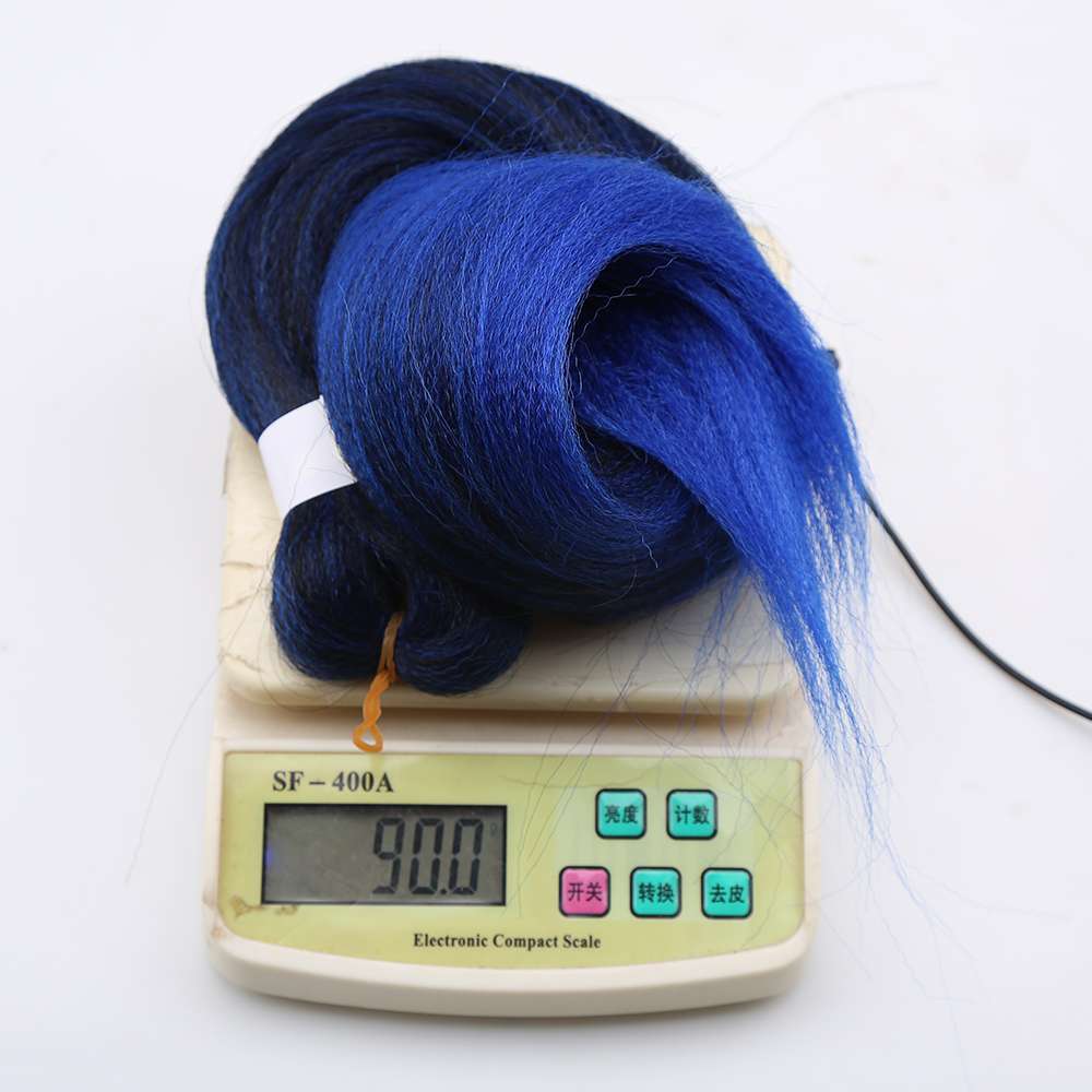 EZ大辫子低温阻燃丝蓬松柔软EASY BRAID 非洲和欧美畅销爆款厂家直销 单色双色白底实物图