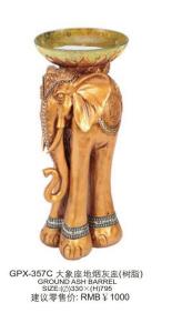 罗马柱/大象/盘龙柱座地烟灰盅（树脂）
艺术浮雕烟灰盅（树脂）详情图6