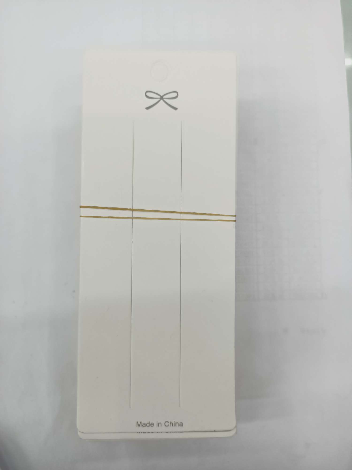 7x17 white card