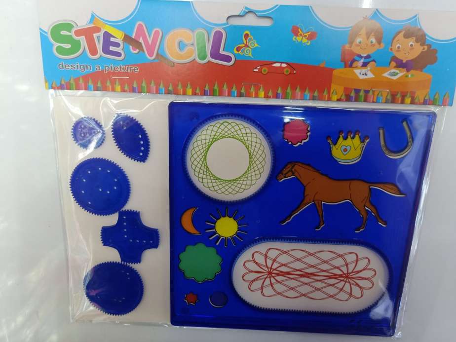 1201 Series Spiral Template Horse details Picture