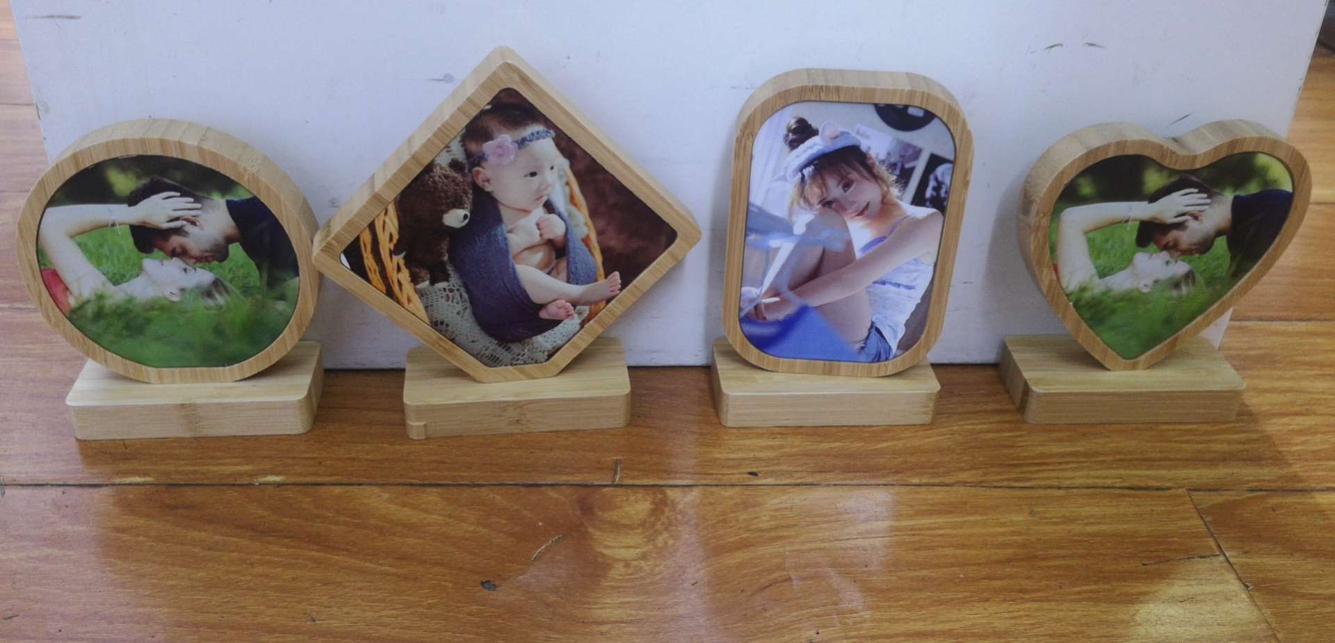 Heat transfer printed wooden ornaments details Picture