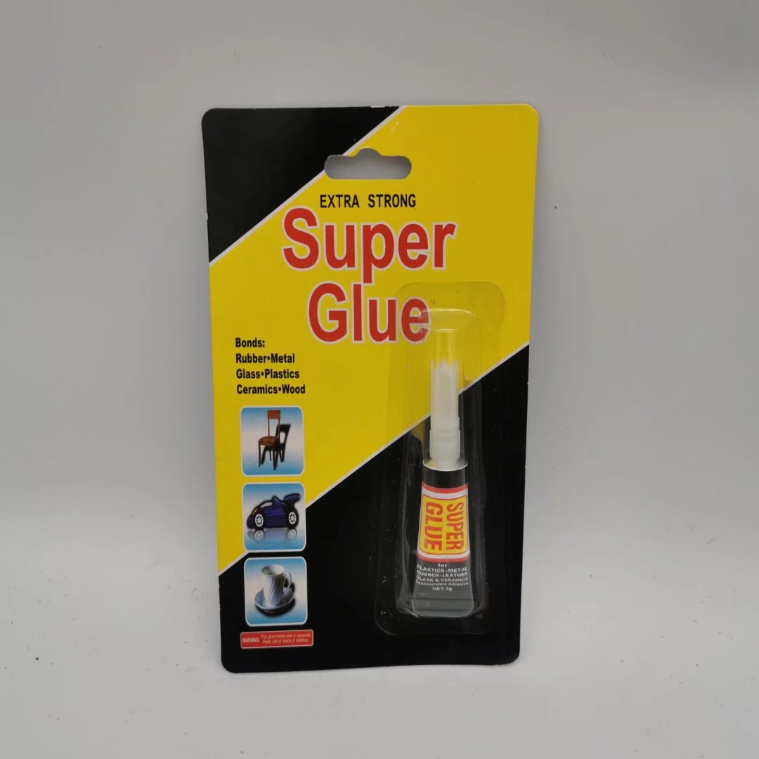 Multi-purpose glue 502 Multi-purpose glue Red card multi-purpose glue yellow card multi-purpose glue long card multi-purpose glue vertical bar super glue Specification drawing