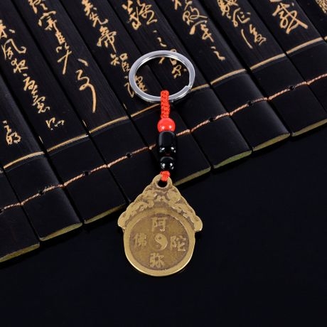 Wholesale of all-copper keychains, Amitabha Buddha ornaments and pendants from manufacturers Application Scenario