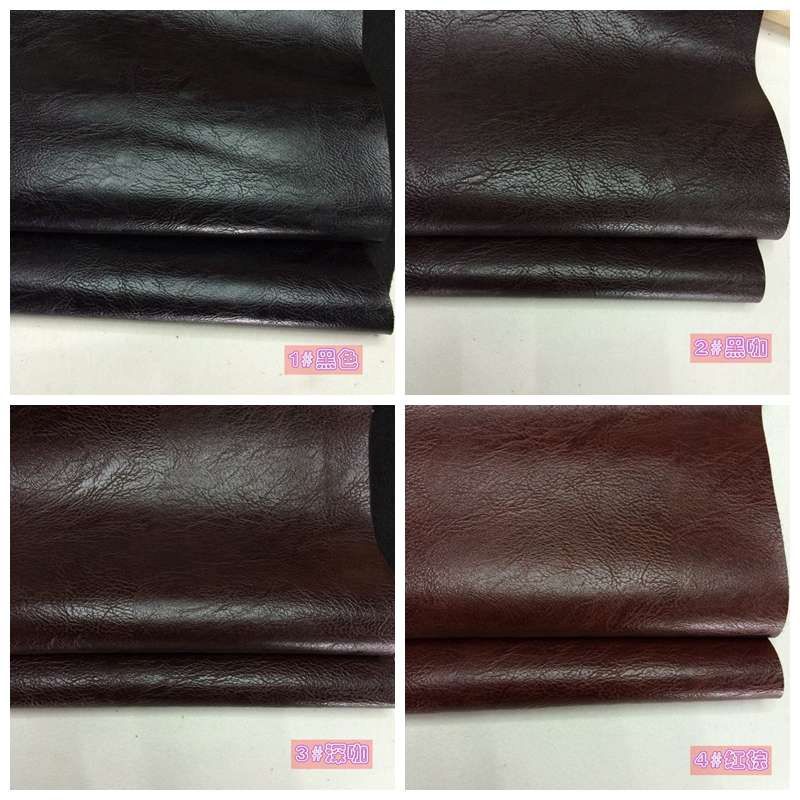 Factory direct sales of popular new oil-wax small lychee leather, large stock of high, medium and low grade luggage, sofa, shoe materials and fabrics Item Picture