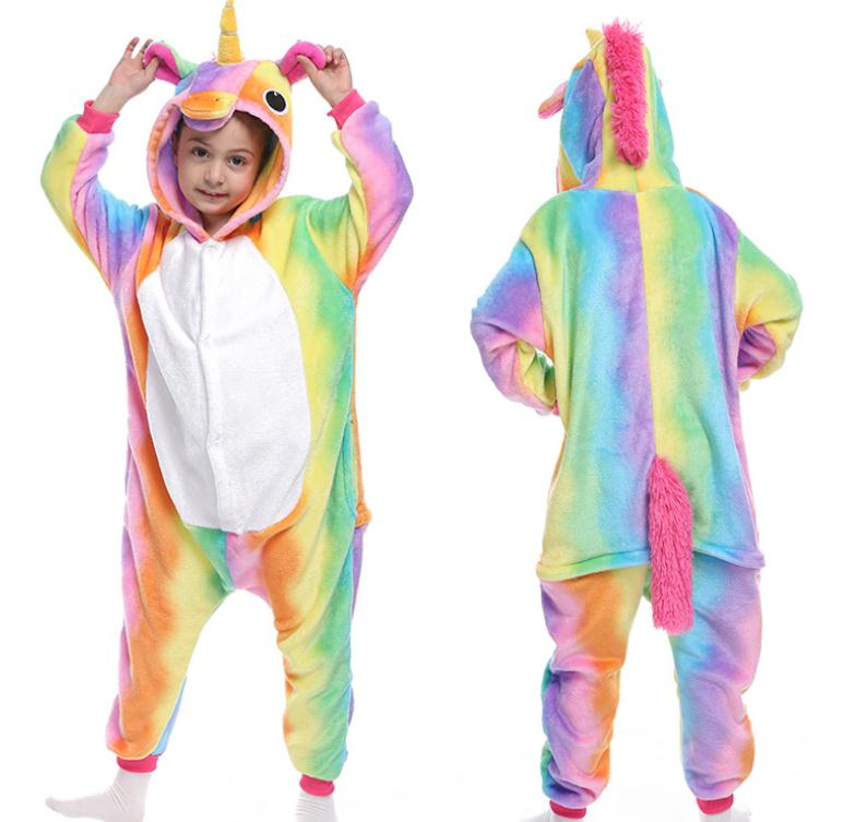 Flannel Pegasus unicorn pajama suit