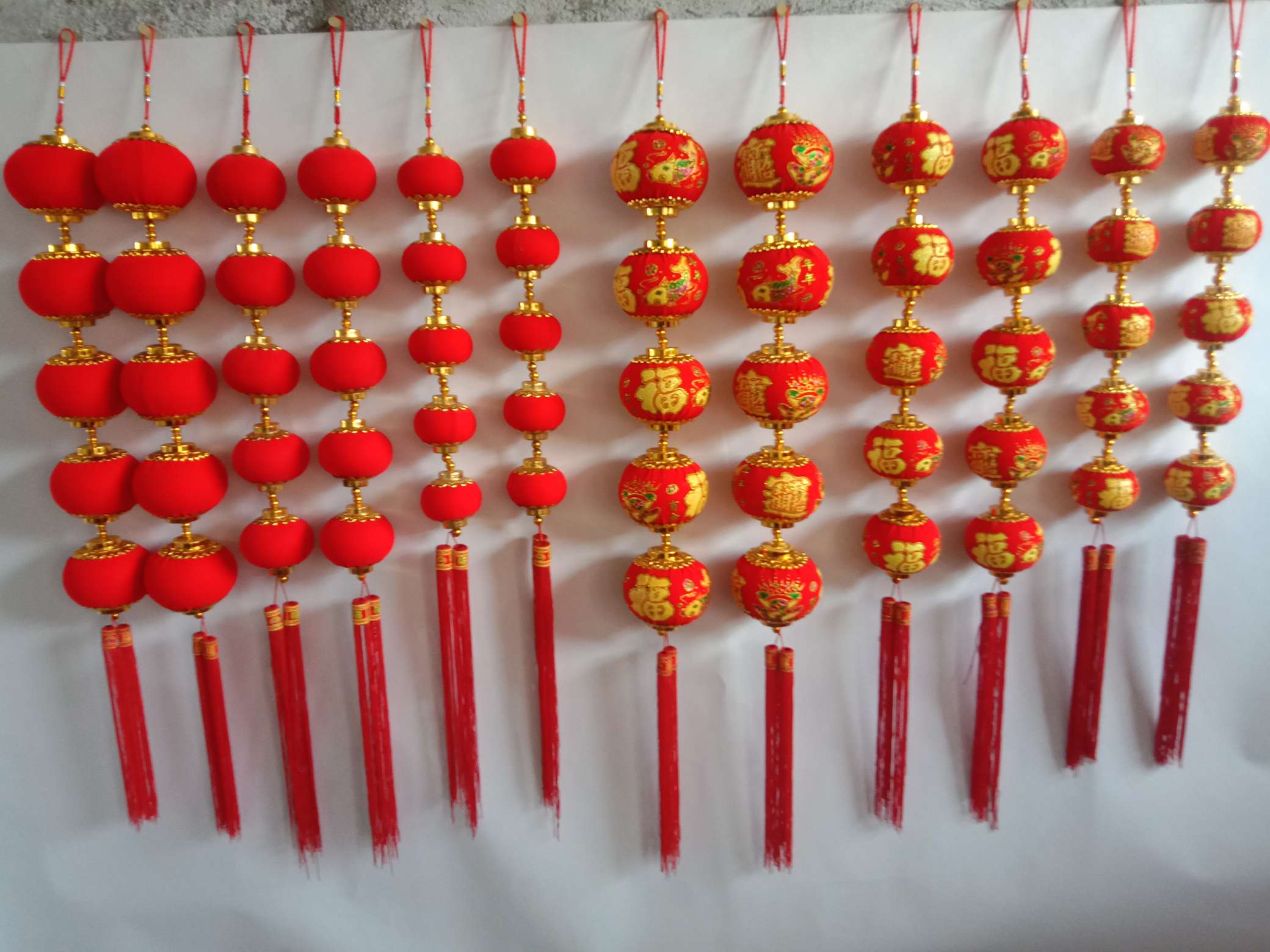 9cm5 printed lantern strings, Yiwu quality products, festive wedding and festival supplies, factory direct sales, sample customization, new home relocation Specification image