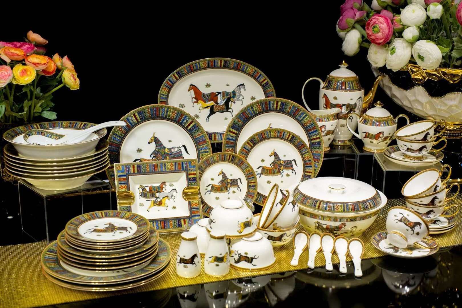 58 Skull Porcelain Tableware Set 58 Skull Porcelain Tableware Set