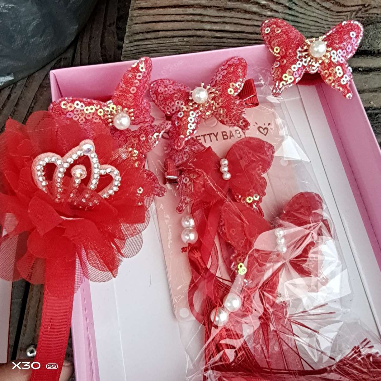 Children's ancient style headwear suit girl's ancient style tassel Super Fairy Hair clip Princess hair card Baby Tang suit Han suit hair accessories