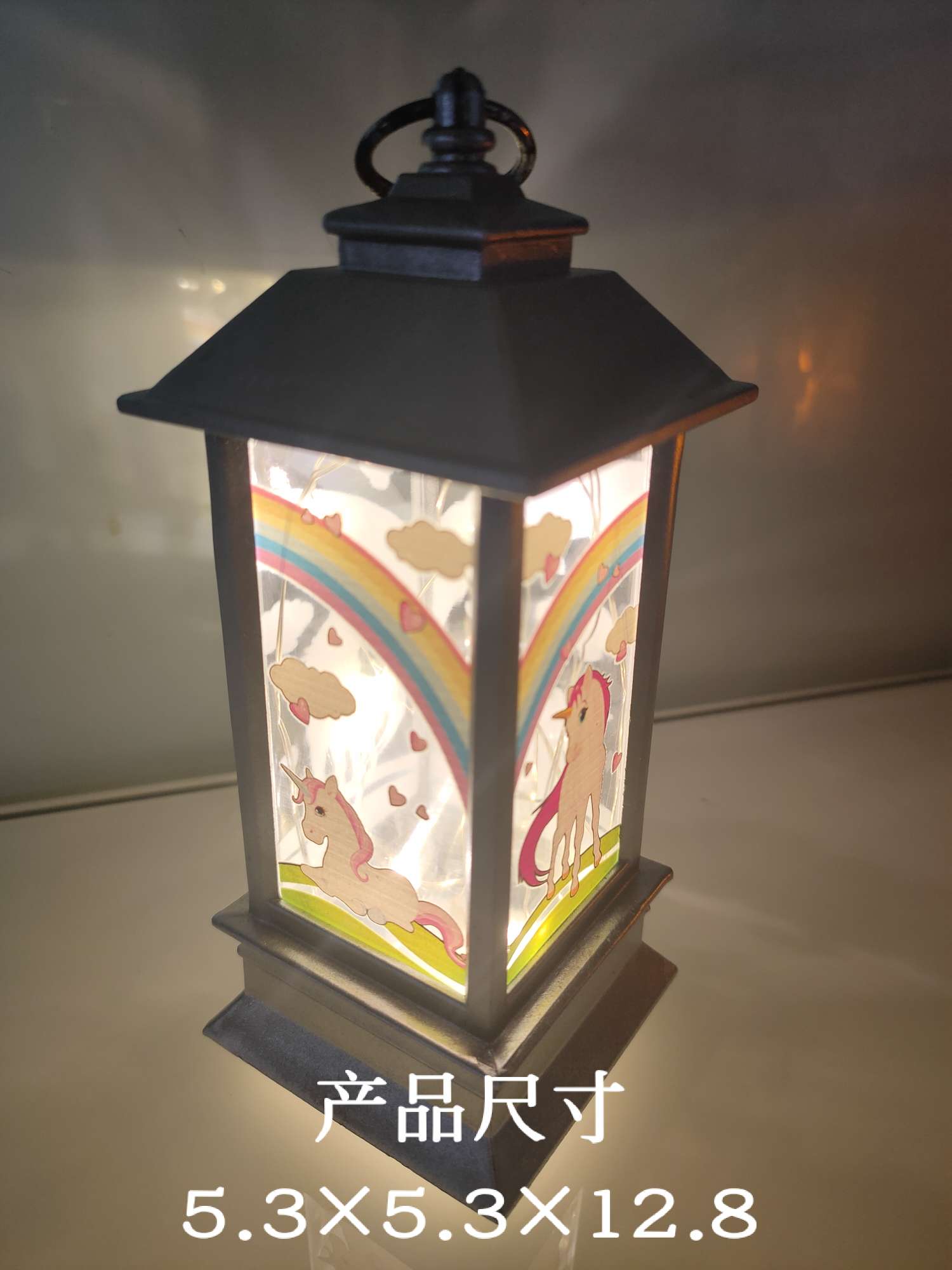 Square light, led night light, unicorn night light, pendant night light