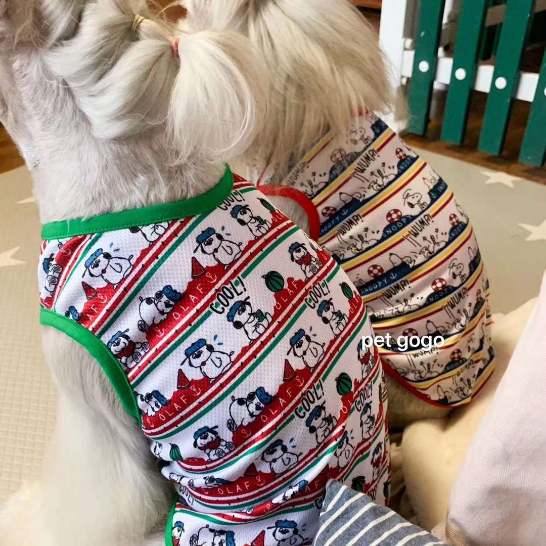 宠物宝宝美衣/宠物用品背心/宠物花花背心产品图